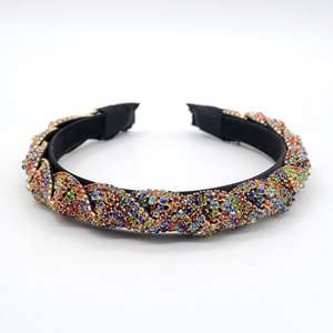 Elegante brillante borla pelo aro Huggie dibujos animados Rhinestone fila perforación naturaleza accesorios para el cabello extravagante anillo para el cabello - Product Image 1