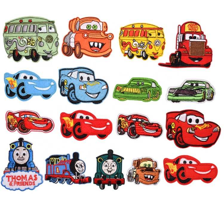Patchs de dessins animés brodés, divers style, pièces, pour enfants