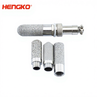 Boîtier de capteur HENGKO IP66 en acier inoxydable 316L fritté, protection de sonde pour la surveillance environnementale des éoliennes offshore