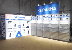 Thương mại di động hiển thị hiển thị đứng cho quần áo đơn giản thiết kế thẳng với thuốc nhuộm thăng hoa in căng thẳng vải Rack hiển thị - Product Image 6