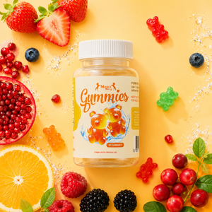 Gomitas de Vitaminas con Sabor a Frutas Tropicales en Envase Individual OEM, Suplementos Herbales, Gomitas Anti-Fatiga - Product Image 1