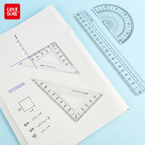 Toán Hình Học Công Cụ Quy Tắc Thiết Lập Tùy Chỉnh 4 Pcs 20 Cm Nhựa Cai Trị Thiết Lập Cho Các Trường Học 2025 Văn Phòng Phẩm Và Trường Học Nguồn Cung Cấp - Product Image 4