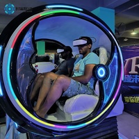 HOT 6 DOF-Simulateur de Vol pour Entraînement Avion, Jeu Vr, Mouvement Dynamique, Double Chaise, Joystick, Cockpit Volant, Machine Simulée