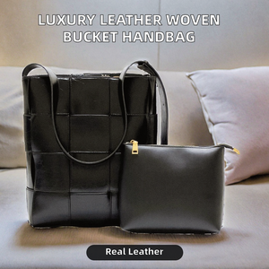 กระเป๋าหนังแท้ทรงเปิดแบบทอ ดีไซน์ทันสมัย ความจุเยอะ บุด้วยผ้าแคนวาส สำหรับผู้หญิง หรูหรา - Product Image 2