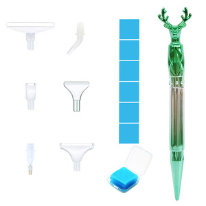 Accesorios de pintura de diamantes LS, bolígrafo selector de diamantes con forma de ciervo de Metal colorido, bolígrafos impresos de naturaleza muerta, puntas de bolígrafo reemplazables - Product Image 3