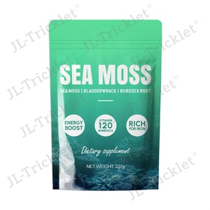 Julong OEM/ODM/OBM Sea <strong>Moss</strong> with Bladderwrack Burdock Root Powder Support Keto Vegan Friendly Sea <strong>Moss</strong> Powder - Product Image 6