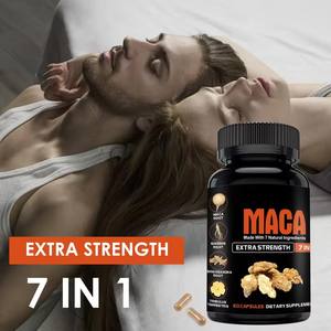 Cápsulas de Raíz de Maca OEM/ODM Marca Privada para Hombres, Potenciador de Vigor con Horny Goat Weed, Ashwagandha, Ginseng, Tribulus Terrestris - Product Image 3