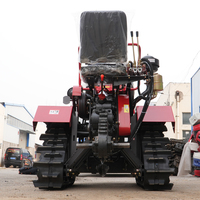 Tracteur à chenilles multifonctionnel à double usage pour les exploitations agricoles en zones humides et sécheres, 25/35 CV, transmission par engrenages avec moteur et alternateur