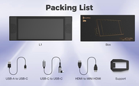L1 12.3" Portable Touch Screen Monitor with Dual Loudspeakers 10-Points Touch IPS 60Hz FHD for Windows/Mac Laptop