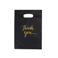 Sac en plastique PE avec poignée découpée et logo personnalisé, idéal pour les supermarchés