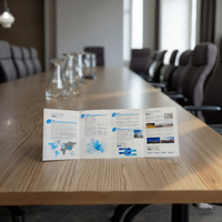 Impression de brochures pliées, demi-pliées, tri-pliées, multi-pliées, dépliants, promotion de l'intérêt public, immobilier, papier