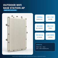 Système de couverture Wi-Fi extérieur haute puissance 3000M avec point d'accès sans fil et station de base pour zones touristiques, port Ethernet 25G, pour 300 personnes, fabriqué en Chine