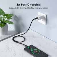 Kabel USB3.2 Tipe C ke Tipe C PD60W Pengisian Cepat Transfer Data Kecepatan Tinggi 10Gbps untuk Laptop, Ponsel, Tablet, SSD
