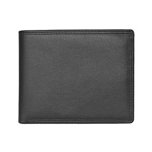 Nappa hakiki deri üç defa katlanan cüzdan moda rfid erkek cüzdan ile para cebi çanta - Product Image 2