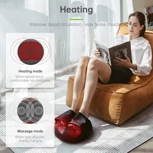Neues Produkt 2024 tragbares Handkissen Massagegerät Nacken-Shiatsu-Massage Auto-HOME Körper-Massagekissen mit Heizung