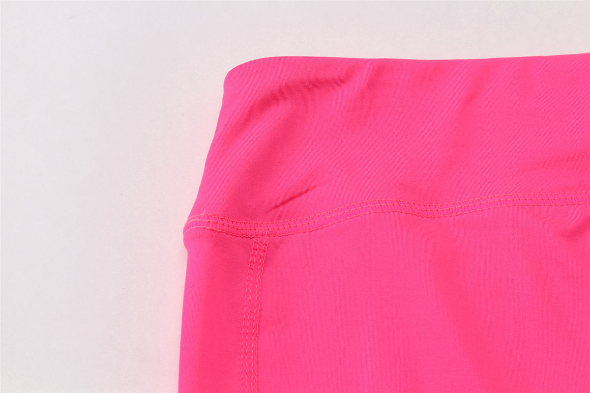 2021 hot sale solid hot pink color leggings work out leggings yoga pants