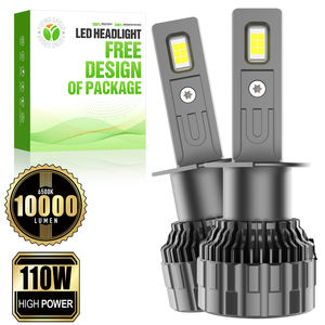 Nuevos Productos 2026, Bombillas LED para Automóvil H1 Premium de 110W, 10000Lm, 6500K, 12V, Lámparas de Repuesto de Fabricantes Automotrices Confiables - Product Image 1