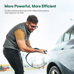 Boquillas de pistola de agua para jardín con patrones de pulverización variables, multifuncionales para lavado de autos y limpieza al aire libre - Product Image 3