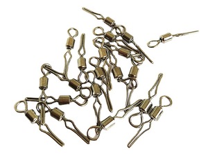 Émerillons roulants avec mousqueton et clip latéral, accessoires de pêche, équipement de pêche sur glace, outil terminal professionnel - Product Image 6