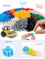 Bloques de construcción de microdiamante para niños y adultos, juguete de piezas de bloques de construcción pequeño, barato