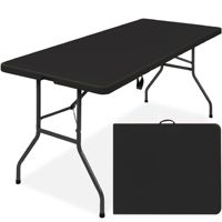 180cm 6ft Hdpe Outdoor Cheap Camping Table pliante en plastique à chevalet