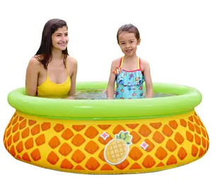 Avenli Ananas 3D Zwembad Gemakkelijk Set Kid Boven De Grond Zwembad 150Cm X 41Cm Pvc Opblaasbare Zwembad voor Familie Plezier