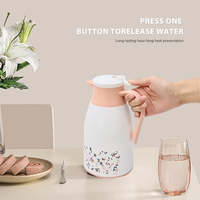 Termo de Vacío Aislado de PP de Diseño Clásico Ecológico de 1.5L con Tapa y Asa para el Hogar