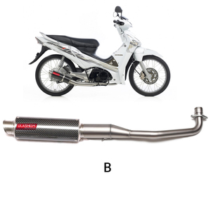<span class=keywords><strong>ท่อ</strong></span>ไอเสียรถจักรยานยนต์แบบสวมสำหรับ Honda Wave <span class=keywords><strong>125</strong></span> พร้อมท่อเชื่อมต่อกลาง - Product Image 3