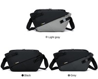 Sacs de poitrine pour hommes de luxe au design tendance avec logo personnalisé, fermeture éclair, matériau Oxford imperméable