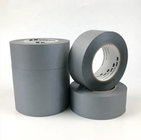 Ruban adhésif de masquage en caoutchouc pour emballage de conduits en vinyle gris, haute adhérence, forte adhérence, imperméable, simple face, vente chaude, 3903