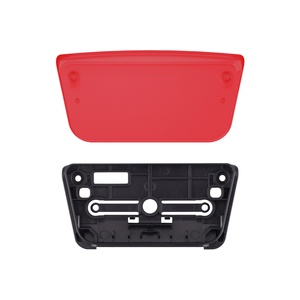 EXtremeRate Custom Clear <b>Red</b> Part Touch Pad Replacement Touchpad for <b>Ps5</b> <b>Controller</b> BDM-010/020/030/040/050 - Product Image 2