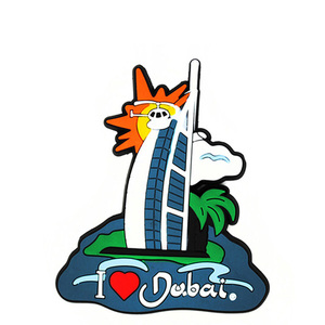Dubai Tourist Souvenir <strong>Fridge</strong> Magnets Customize 3d Soft PVC Rubber Magnet for Home <strong>Decoration</strong> - Product Image 4