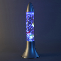 Lampe LED à bulles à conversion automatique, lumière de nuit pour la perception de la vie marine, pour enfants autistes, silencieuse