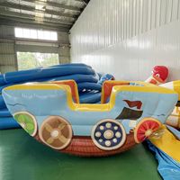 Bateau aquatique gonflable hermétique et écologique, modèle Pirate Arc-en-ciel Balançoire à bascule Pastèque, Prix usine