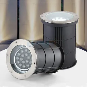 18W 110V 220V Outdoor IP65 Waterproof Led Inground Recessed Uplight Adjustable Underground Light