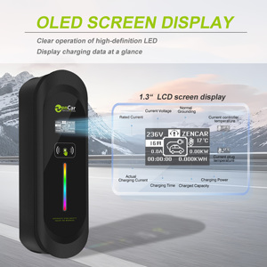 Chargeur de voiture électrique <span class=keywords><strong>ZENCAR</strong></span> 16A 3 phases 11KW 380V de type 2 avec prise CEE RED - Product Image 6