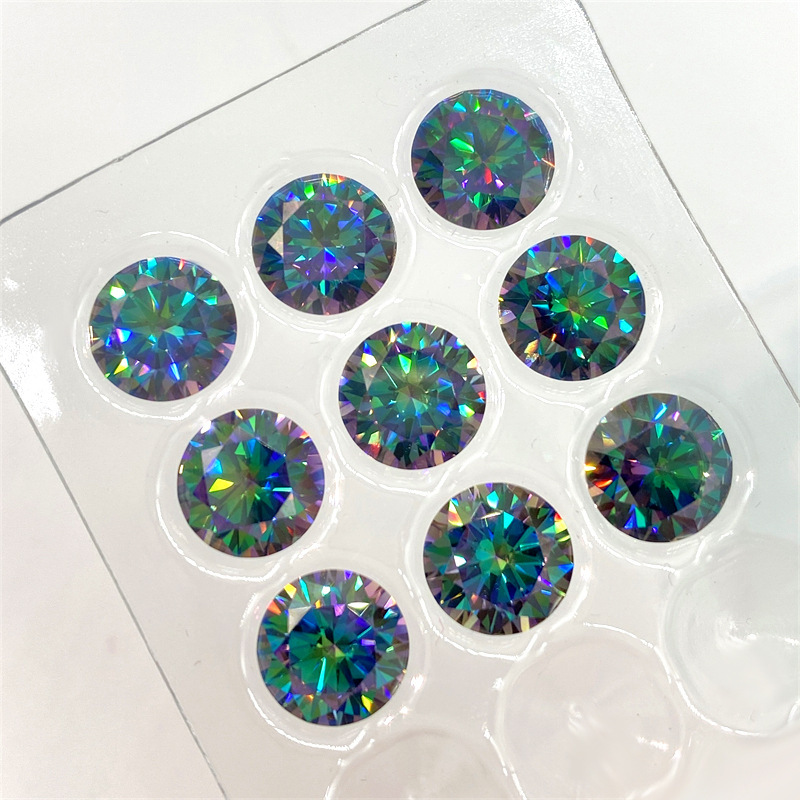 Loose Moissanite Diamond Stone 5 10mm