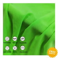 Haute qualité vert peau amical 90GSM puissance Net maille Tulle Polyamide Spandex tissu soutien-gorge danse jupe Shapewear sous-vêtements tissus