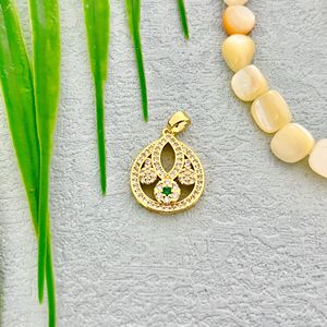 Colgante en Forma de Lágrima con Incrustaciones de Circonio, Engaste de Puntas, Joyería para Uso Diario de Mujer, Colgante Individual - Product Image 2