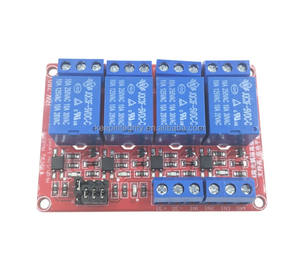 Nieuwe 1 <span class=keywords><strong>2</strong></span> 4 8-kanaals 5V 12V 24V relaismodule rode optocoupler geïsoleerde hoog- en laagniveau trigger relaismodule - Product Image 4