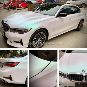 Film vinyle métallique caméléon blanc <span class=keywords><strong>aurore</strong></span> satiné mat, film vinyle changeant <span class=keywords><strong>de</strong></span> couleur, film vinyle pour voiture, rouleau <span class=keywords><strong>de</strong></span> film vinyle - Product Image 2