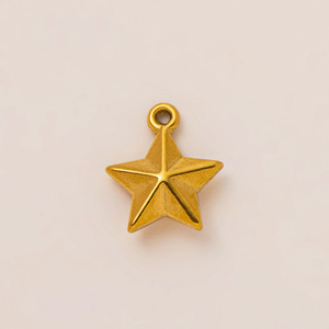 Nuovo Ciondolo a Forma di <span class=keywords><strong>Conchiglia</strong></span> Stella Marina Tartaruga in Acciaio Inossidabile Placcato Oro 18K, Collana Fai-da-Te per Donna, Gioielli Regalo - Product Image 4