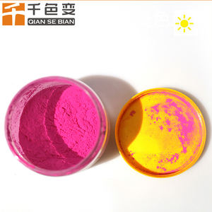 Pigment <span class=keywords><strong>photoluminescent</strong></span>, changement de couleur sous la lumière UV, poudre photochromique, pigment sensible au soleil, changement de couleur pour la sérigraphie - Product Image 1