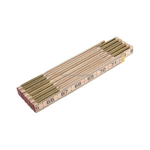 72 "12 plis en bois SAE lecture intérieure <span class=keywords><strong>règle</strong></span> pliante avec extrémités rouges - Product Image 2