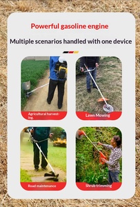 Professional 2-Stroke <b>Petrol</b> Gas Garden Trimmer Side Hanging Brush <b>Cutter</b> Lawn Mower for Farm Craftsman Use 2-Stroke Engine Eco- - Product Image 6