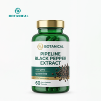 Extrait de Poivre Noir en Poudre de Pipérine, Bioamplificateur Naturel, Complément Nutritionnel, Matière Première, Végétalien, Sans OGM, Qualité Alimentaire