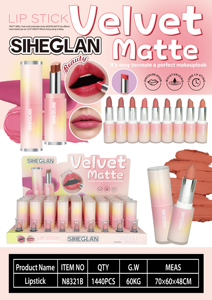 <span class=keywords><strong>Rossetto</strong></span> di Alta Qualità all'Ingrosso, Cosmetici Sexy <span class=keywords><strong>Rosso</strong></span> Opaco, Lucidalabbra Cremoso Impermeabile per Donna - Product Image 4