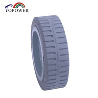 Pneu plein moulé sur caoutchouc 250*80 pour plateforme élévatrice à ciseaux JLG Genie pour les États-Unis