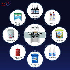 JINMA Hochpräzise Industrielle Vertikale Spritzendosiermaschine 300kW 220V Automatischer Klebstoffspender für Elektronik-Montage - Product Image 6