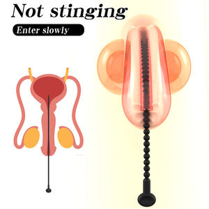 Sumbat Penis suara uretra kateter dilator silikon <span class=keywords><strong>Stimulator</strong></span> prostat sumbat uretra, mainan seks dewasa untuk alat kepuasan seks pria - Product Image 2
